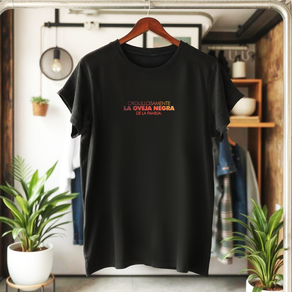 Polo Mujer Orgullosamente la oveja negra de la familia.