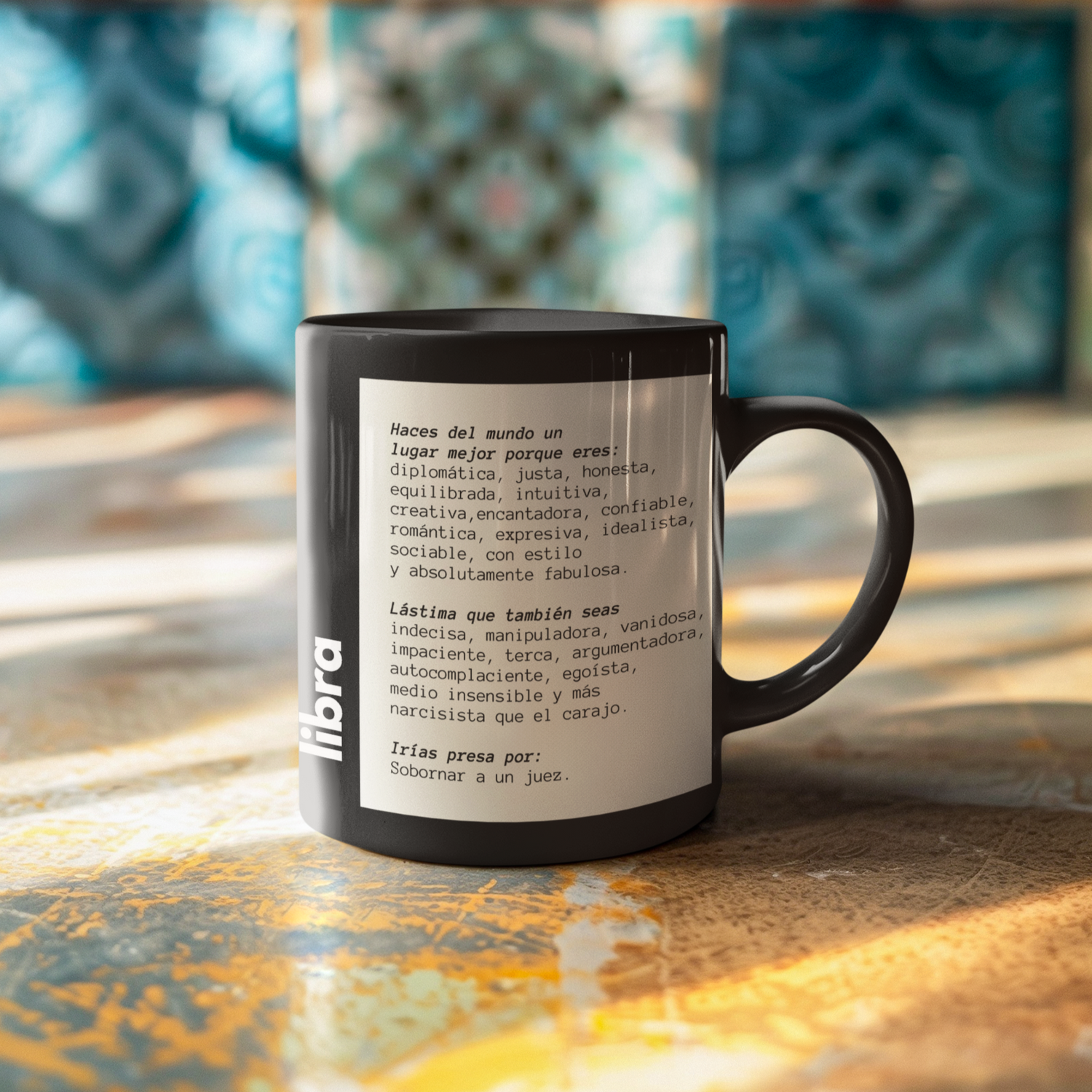 Taza Horóscopo Zodiacal -Libra