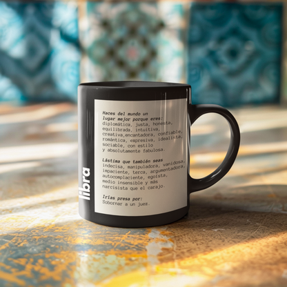 Taza Horóscopo Zodiacal -Libra