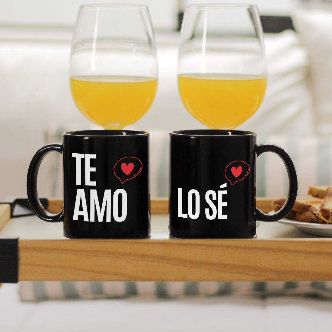 Tazas Match Te amo - Lo sé
