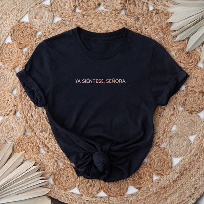 Polo Mujer Ya siéntese, señora.