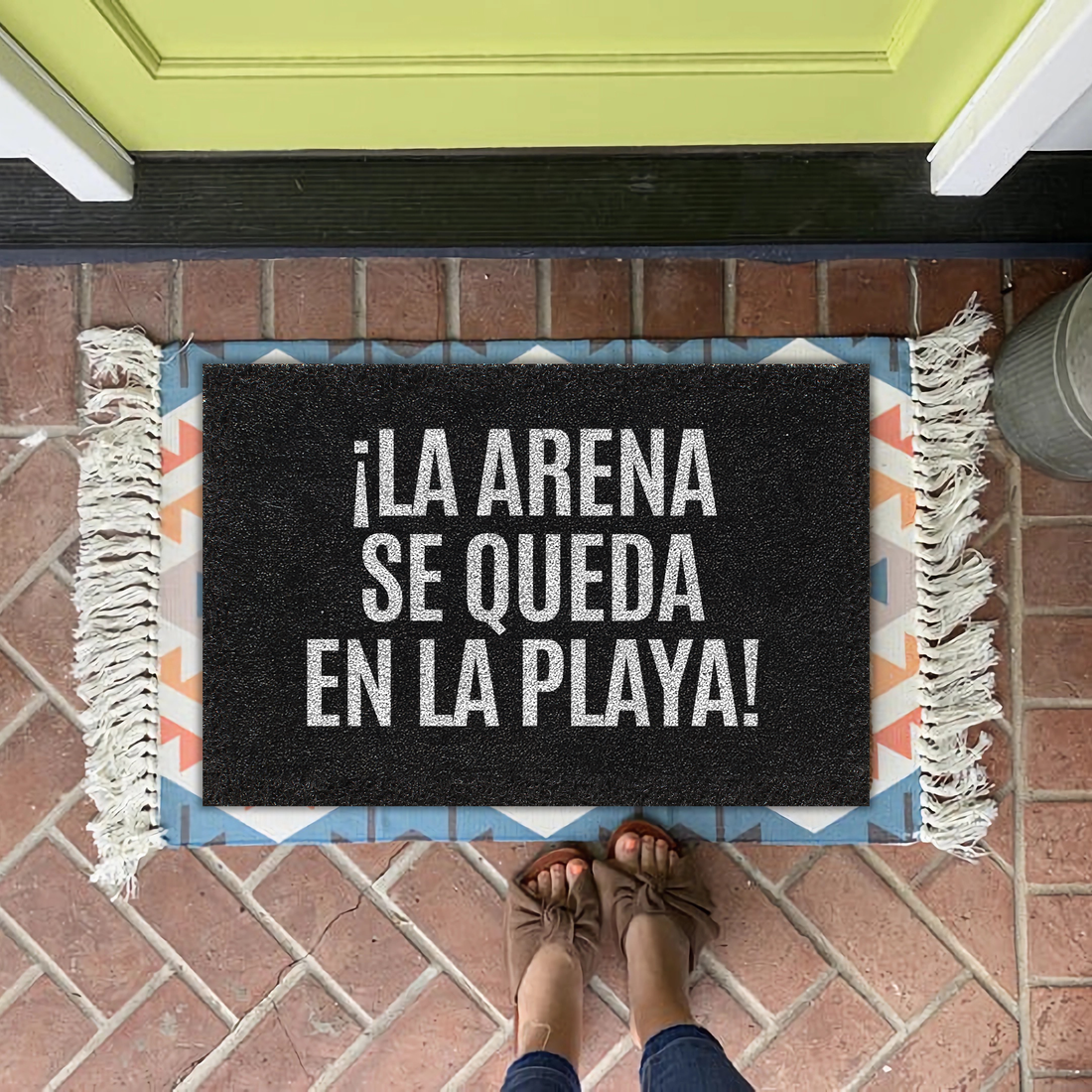 Felpudo La arena se queda en la playa