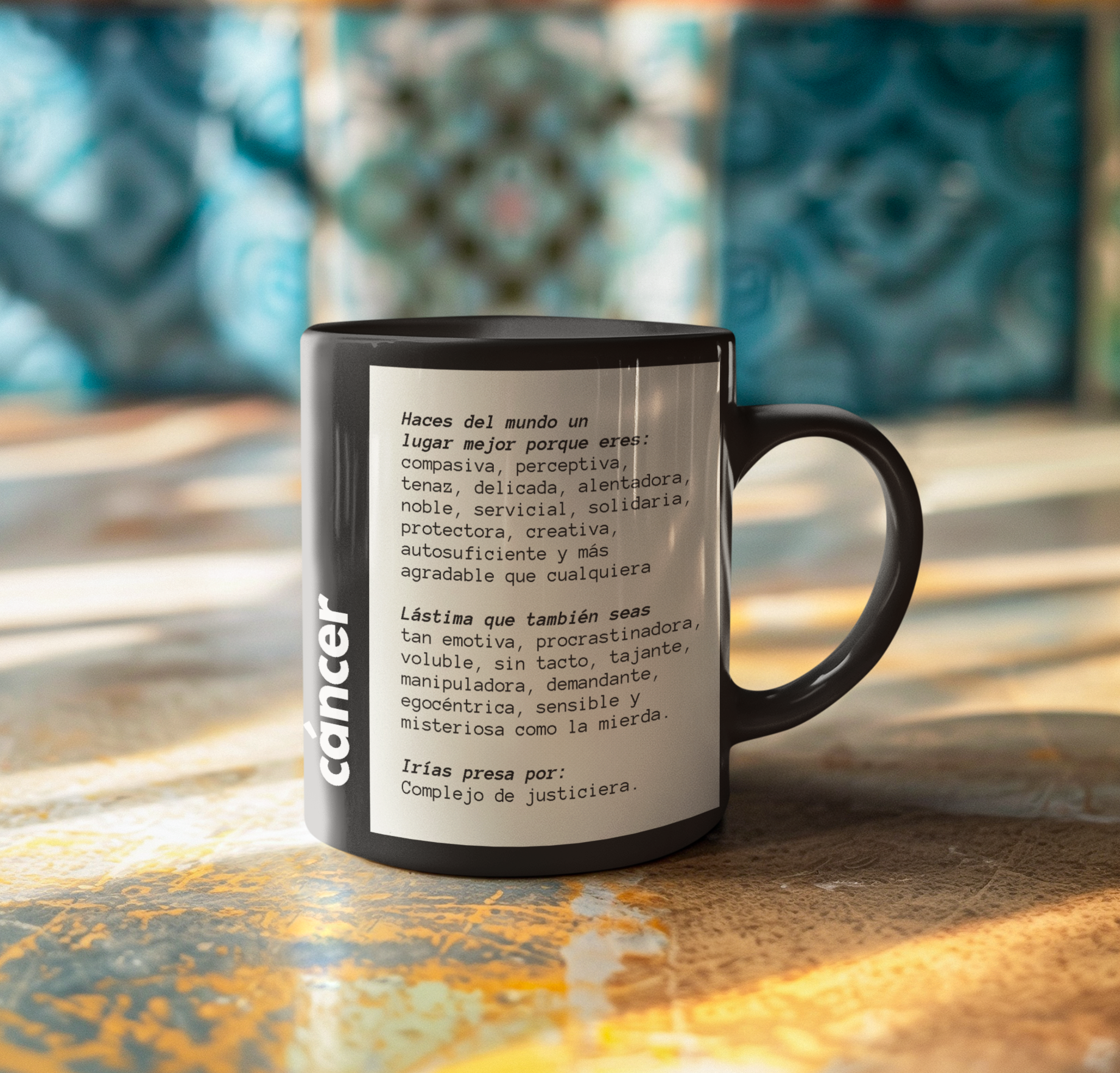 Taza Horóscopo Zodiacal - Cáncer