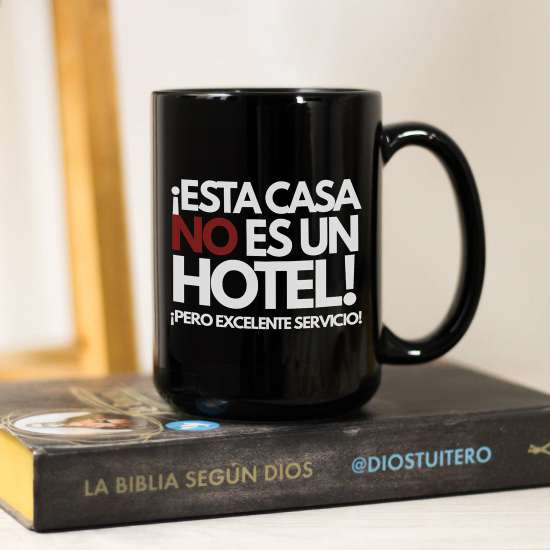 Taza Negra ¡Esta casa no es un hotel! ¡Pero excelente servicio!