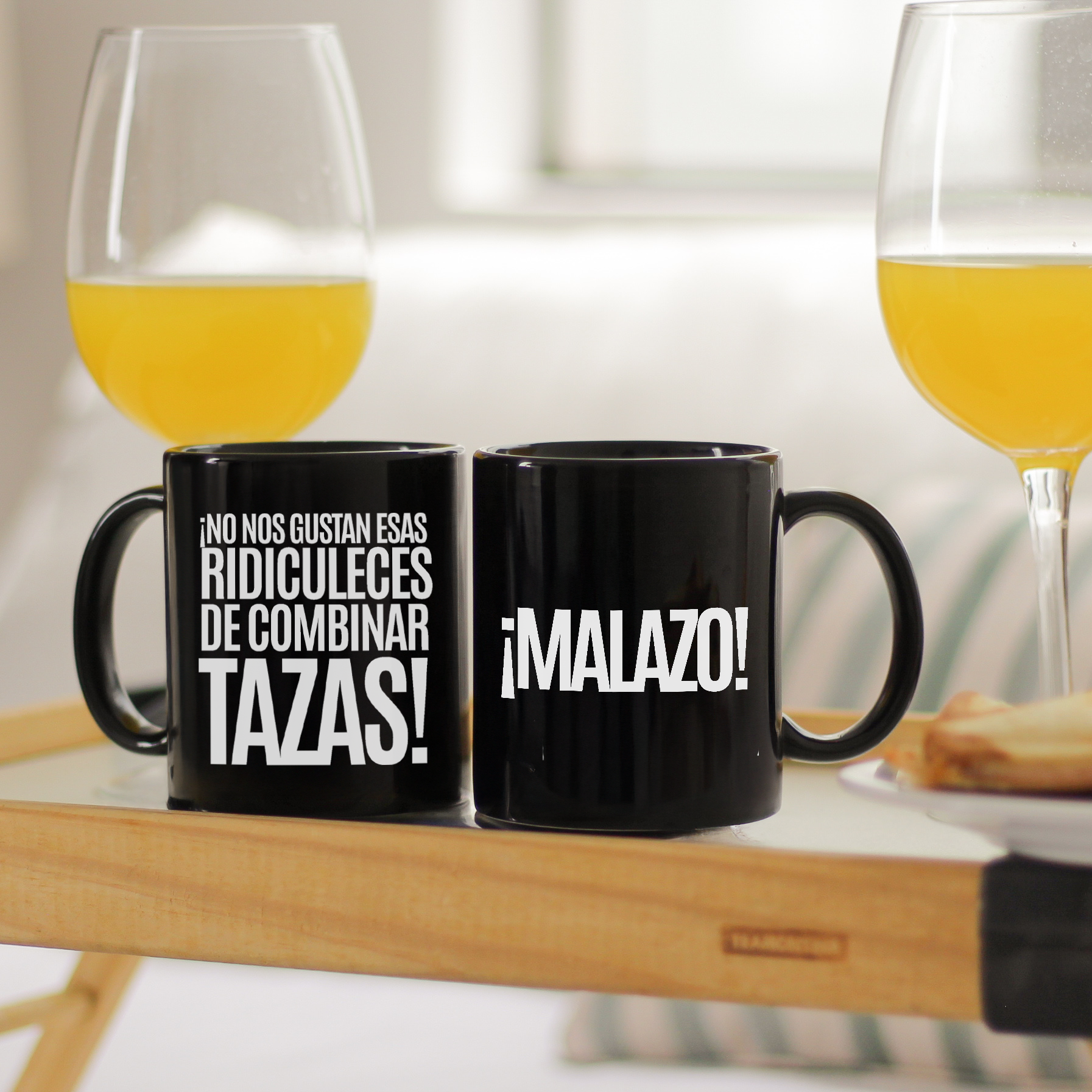 Tazas Match ¡No me gustan esas ridiculeces de combinar tazas!