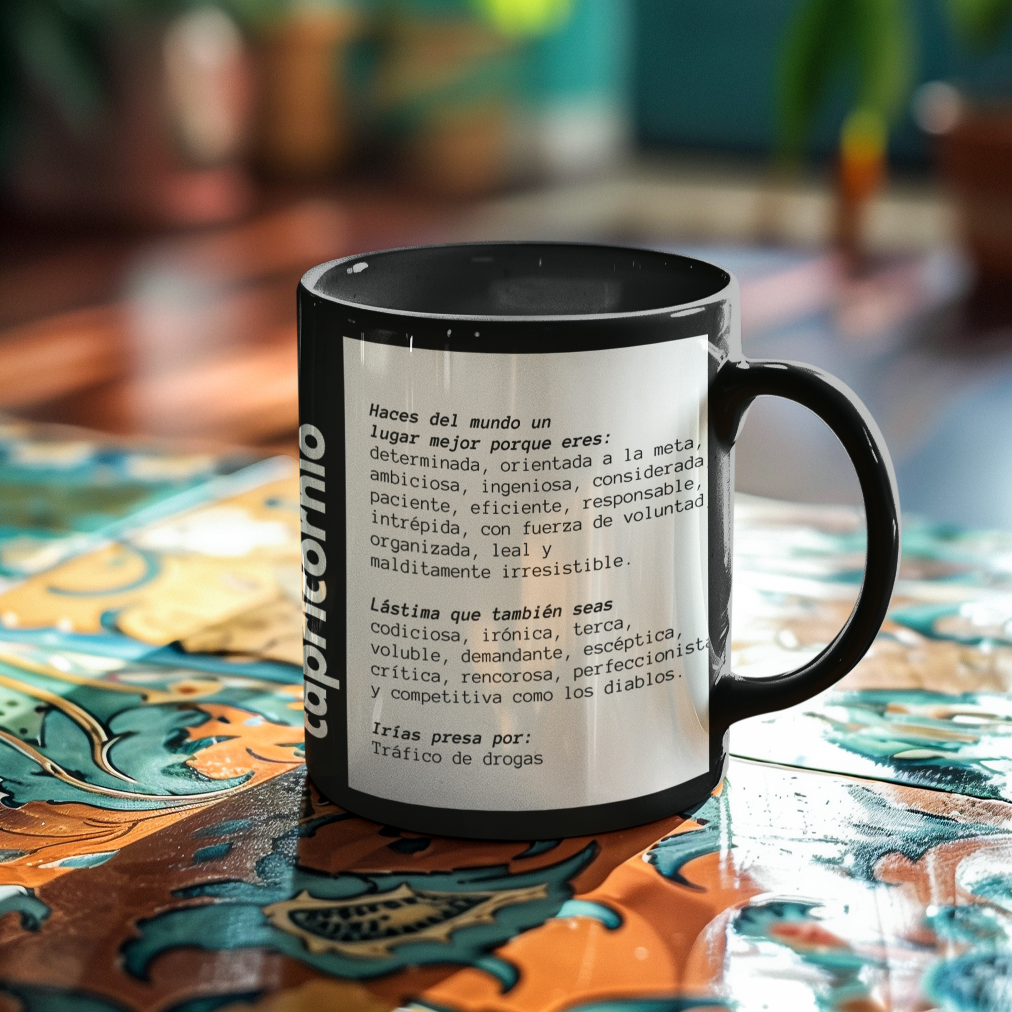 Taza Horóscopo Zodiacal - Capricornio