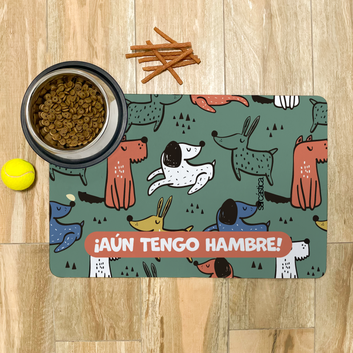 Tapete de Comida Mascotas ¡Aún tengo hambre!