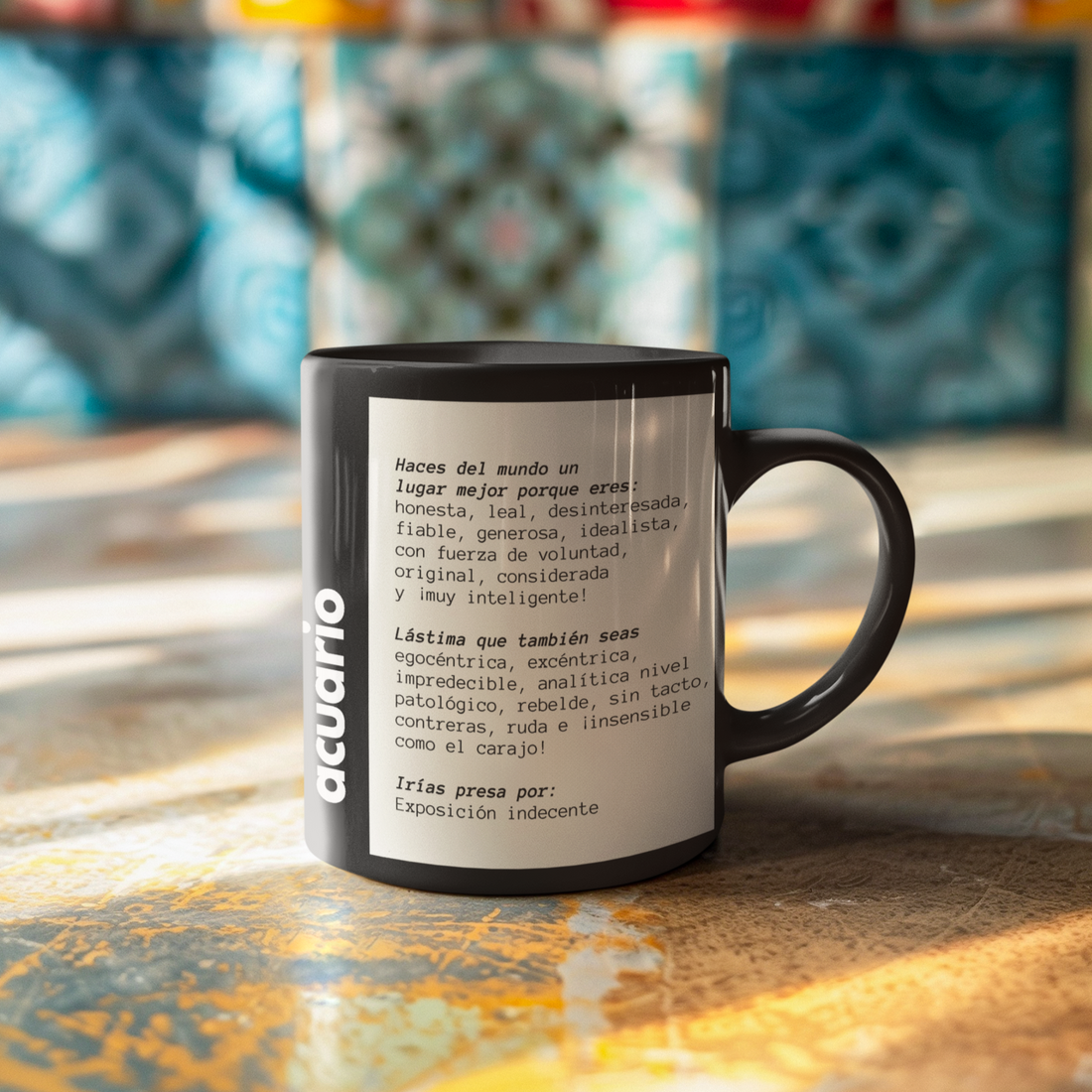Taza Horóscopo Zodiacal - Acuario