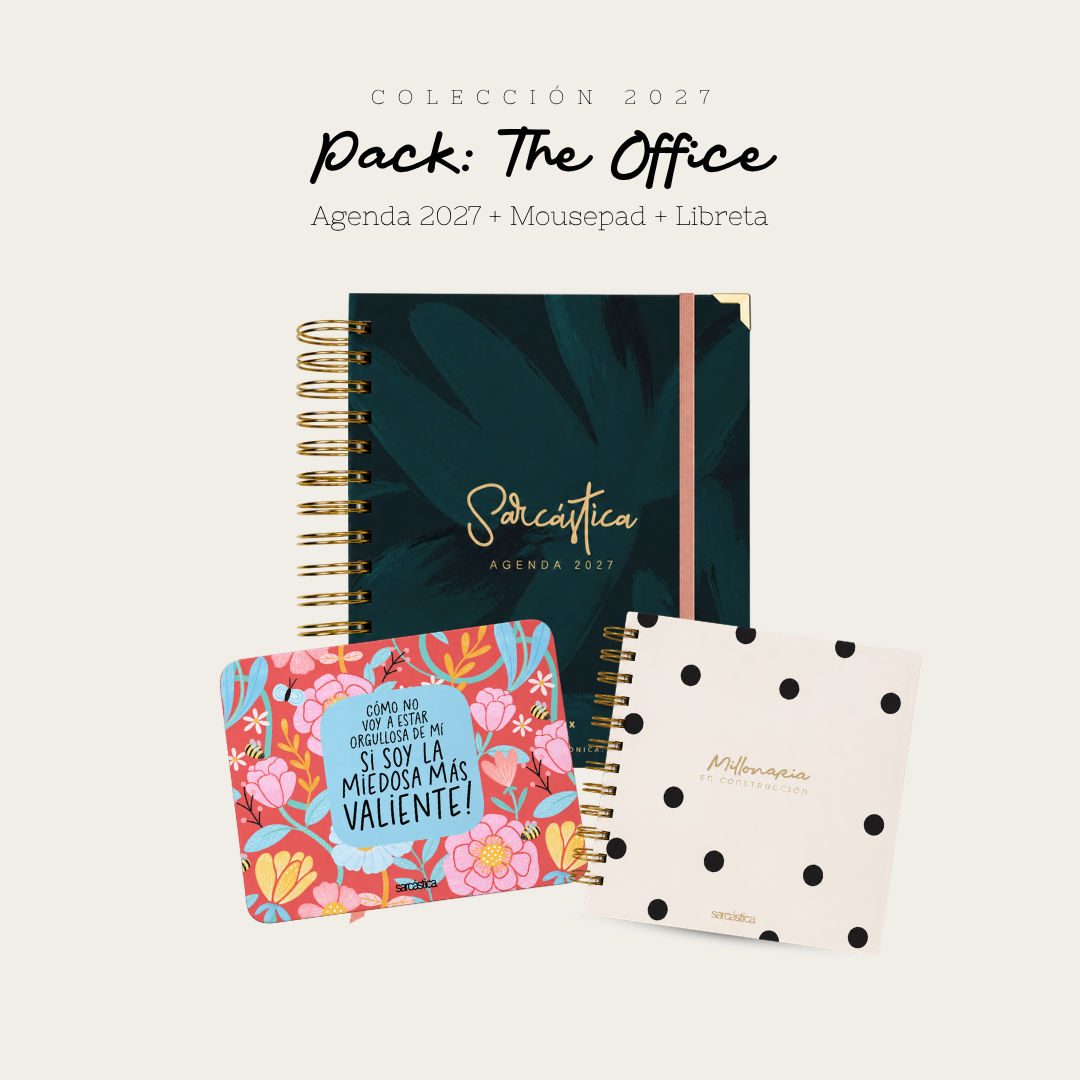Pack Agenda: The Office (Agenda Sarcástica 2027 + Mousepad + Libreta) (PREVENTA)
