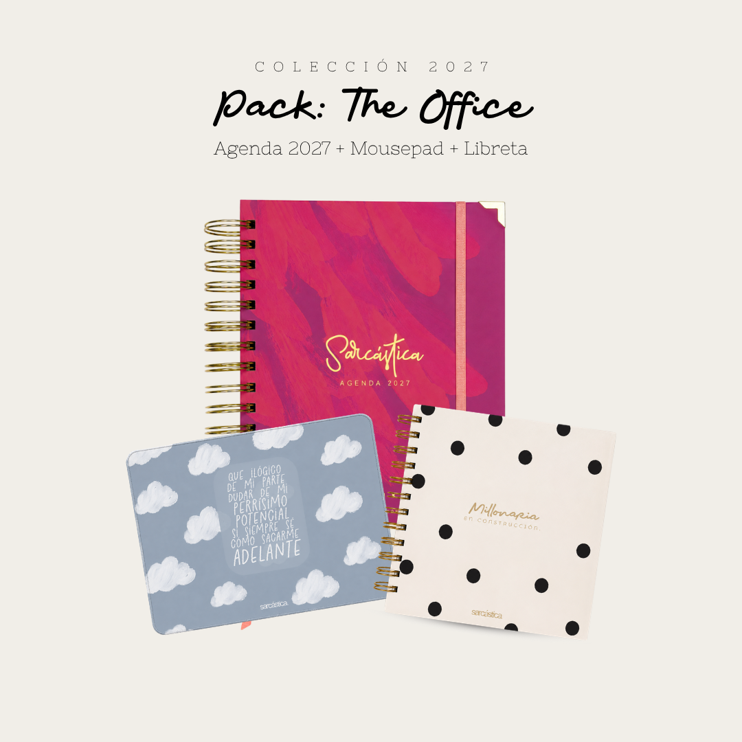 Pack Agenda: The Office (Agenda Sarcástica 2027 + Mousepad + Libreta) (PREVENTA)