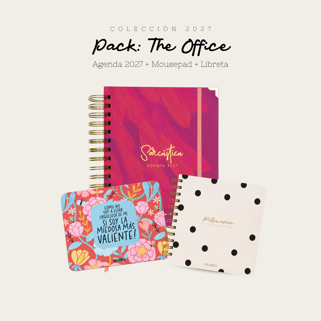 Pack Agenda: The Office (Agenda Sarcástica 2027 + Mousepad + Libreta) (PREVENTA)