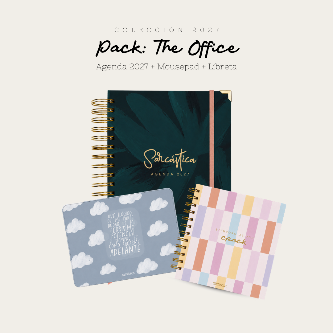 Pack Agenda: The Office (Agenda Sarcástica 2027 + Mousepad + Libreta) (PREVENTA)