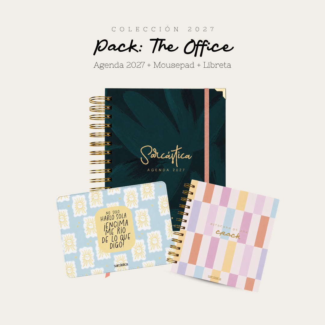 Pack Agenda: The Office (Agenda Sarcástica 2027 + Mousepad + Libreta) (PREVENTA)