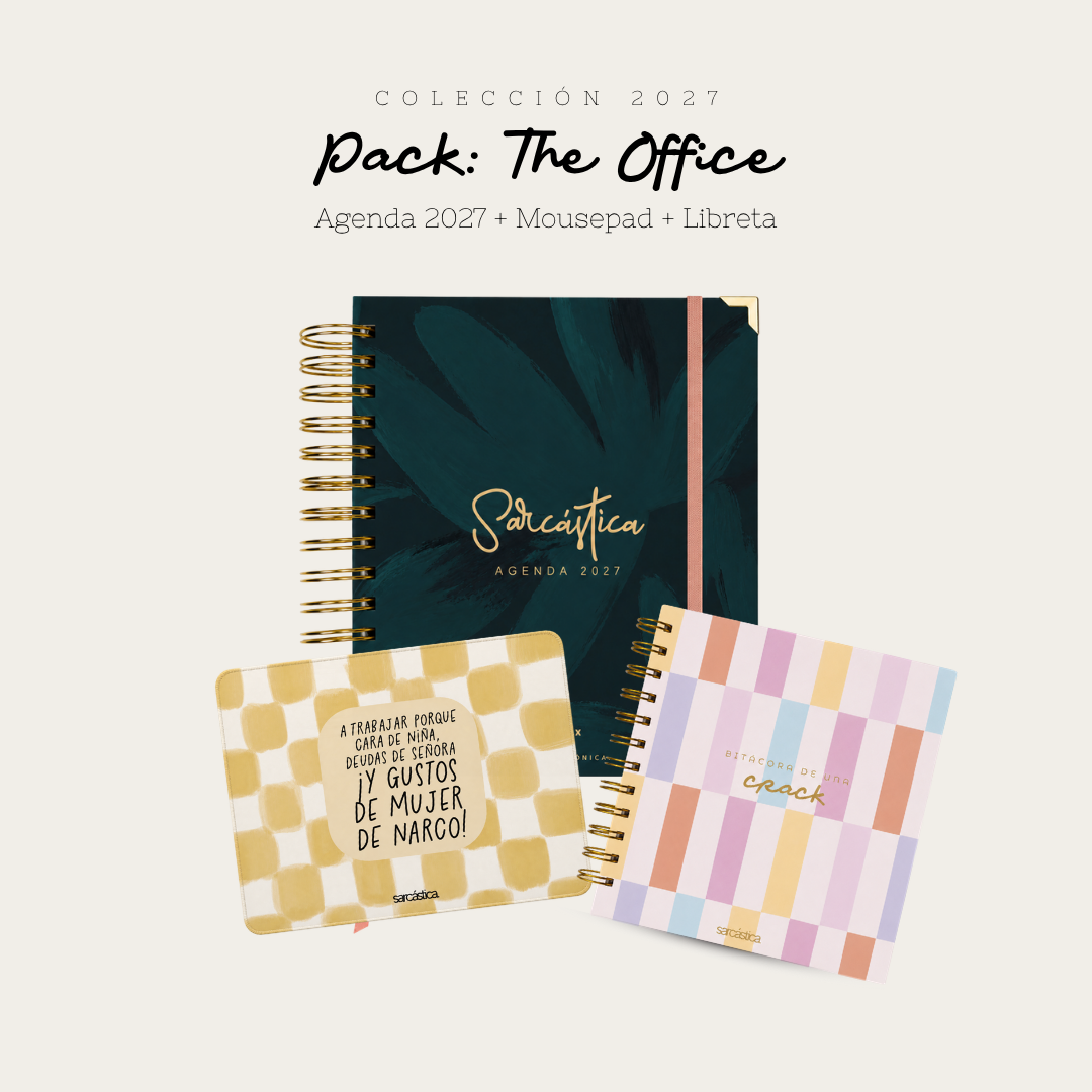 Pack Agenda: The Office (Agenda Sarcástica 2027 + Mousepad + Libreta) (PREVENTA)