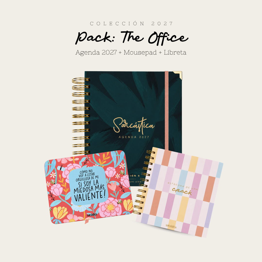 Pack Agenda: The Office (Agenda Sarcástica 2027 + Mousepad + Libreta) (PREVENTA)