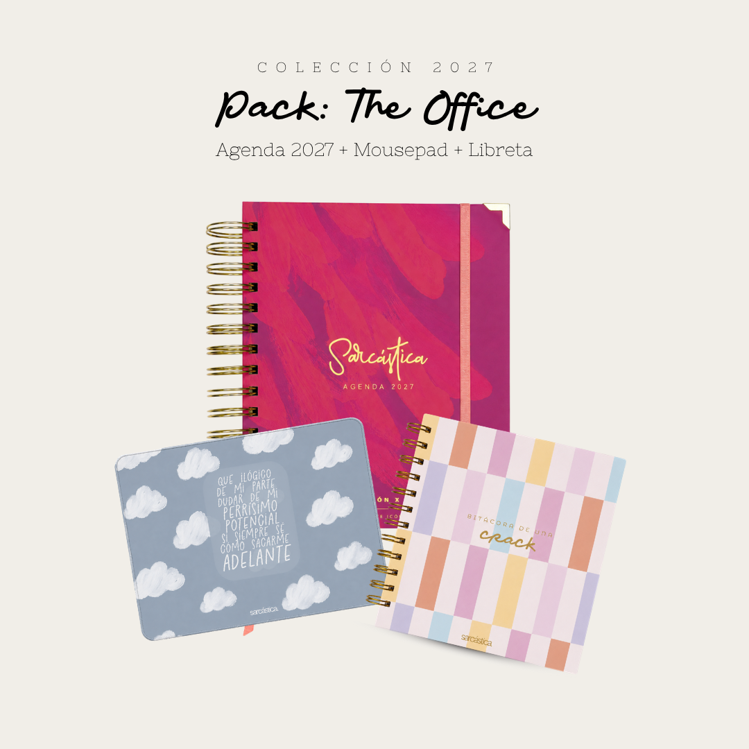 Pack Agenda: The Office (Agenda Sarcástica 2027 + Mousepad + Libreta) (PREVENTA)