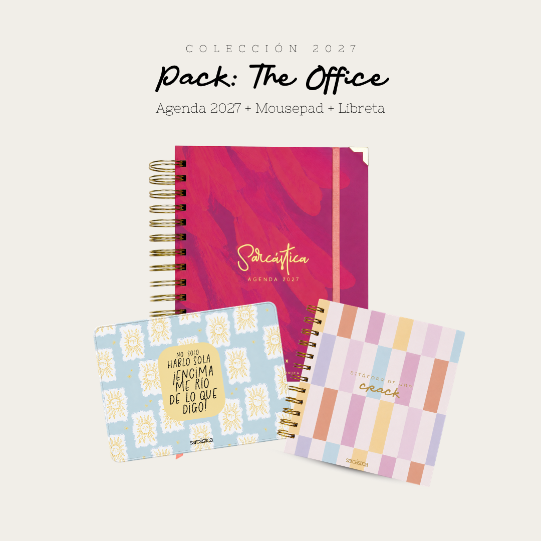 Pack Agenda: The Office (Agenda Sarcástica 2027 + Mousepad + Libreta) (PREVENTA)