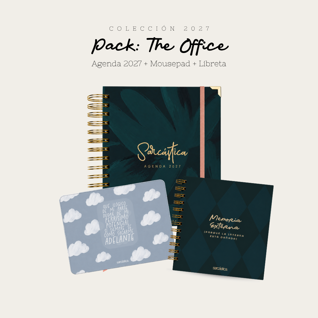 Pack Agenda: The Office (Agenda Sarcástica 2027 + Mousepad + Libreta) (PREVENTA)