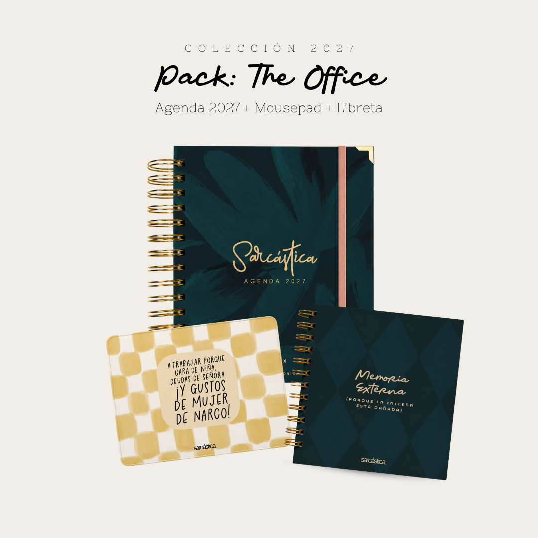 Pack Agenda: The Office (Agenda Sarcástica 2027 + Mousepad + Libreta) (PREVENTA)