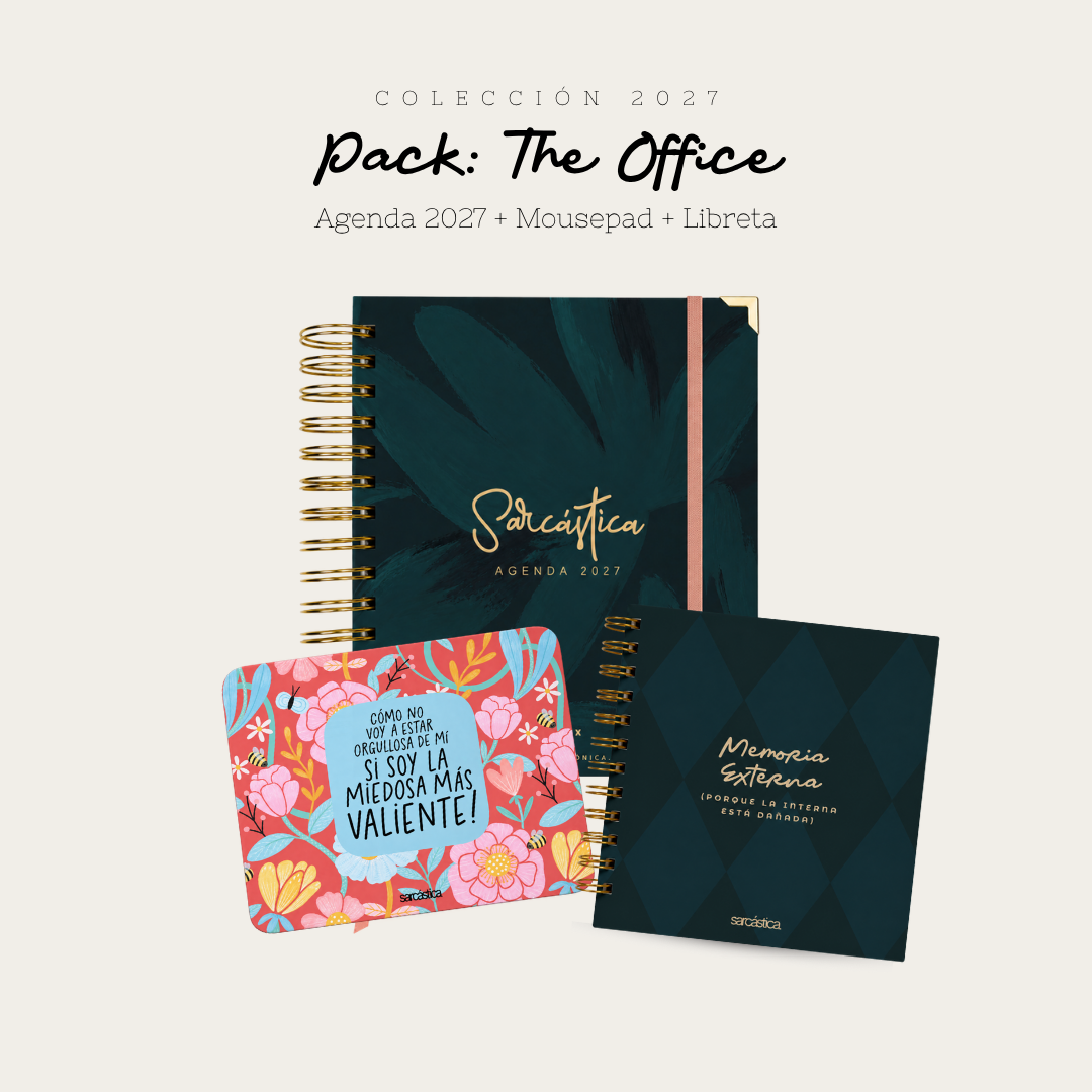 Pack Agenda: The Office (Agenda Sarcástica 2027 + Mousepad + Libreta) (PREVENTA)