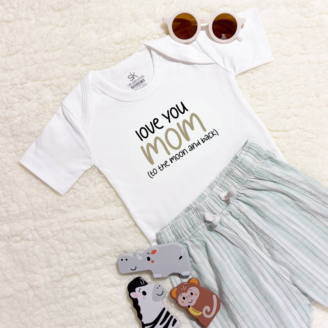 Body para bebé Mamá - Love you mom