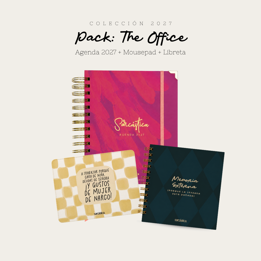 Pack Agenda: The Office (Agenda Sarcástica 2027 + Mousepad + Libreta) (PREVENTA)