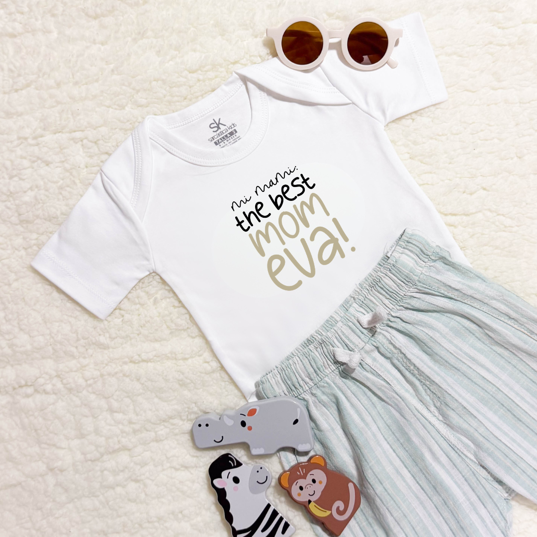 Body para Bebé Mamá - Mi mami the best mom eva!