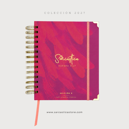 Agenda 2027 DIARIA Sarcástica - PINK FLAMINGO (PREVENTA)