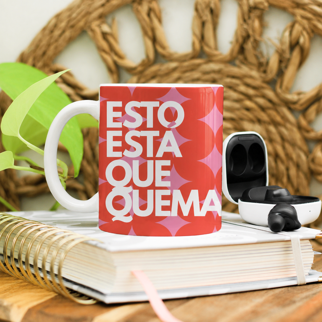 Taza Blanca | Colección - Esto está que quema