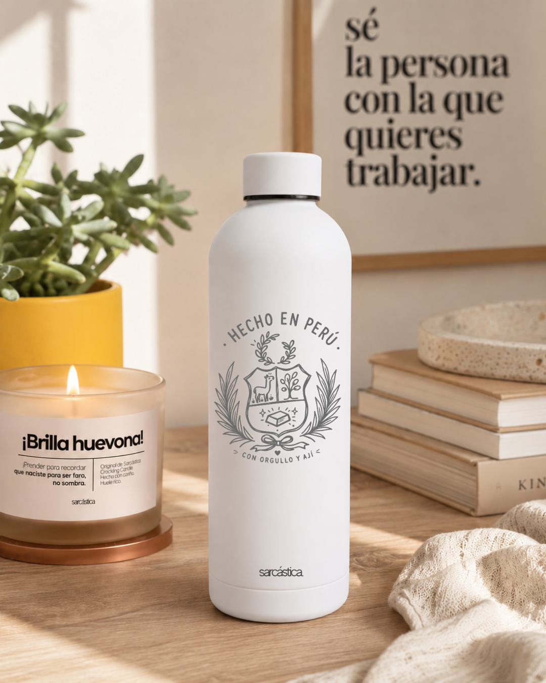 Botella Térmica Velvet: Hecha en Perú