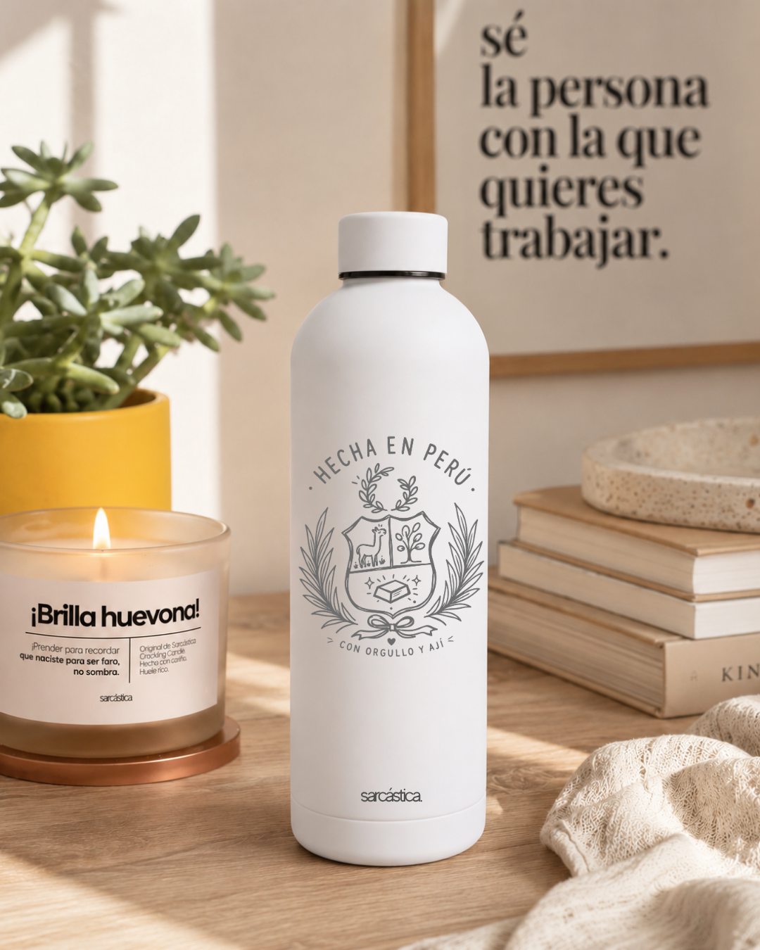 Botella Térmica Velvet: Hecha en Perú