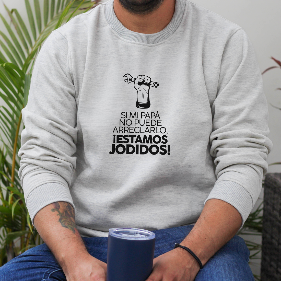 Polera Individual l Papá - Si mi papá no puede arreglarlo, ¡estamos jodidos!