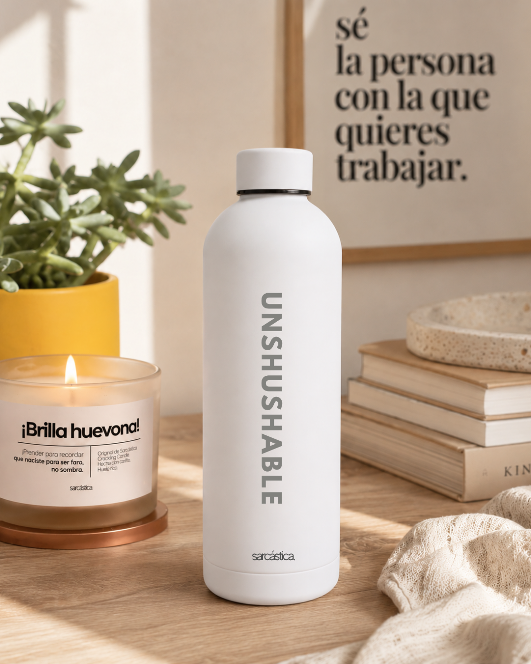 Botella Térmica Velvet: Unshushable