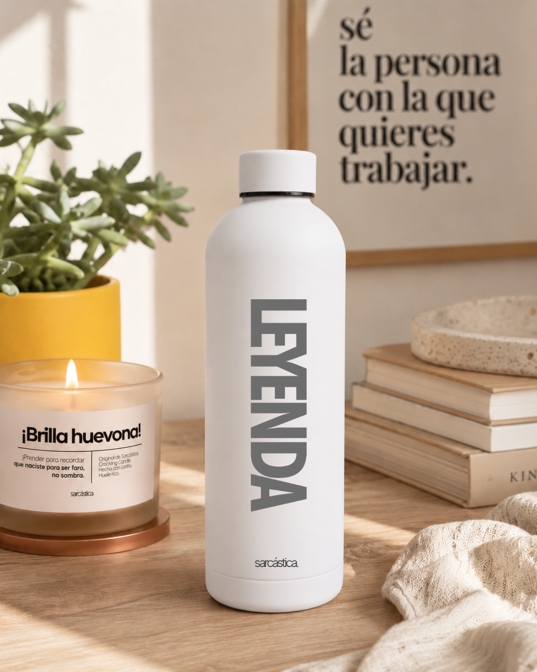 Botella Térmica Velvet: LEYENDA