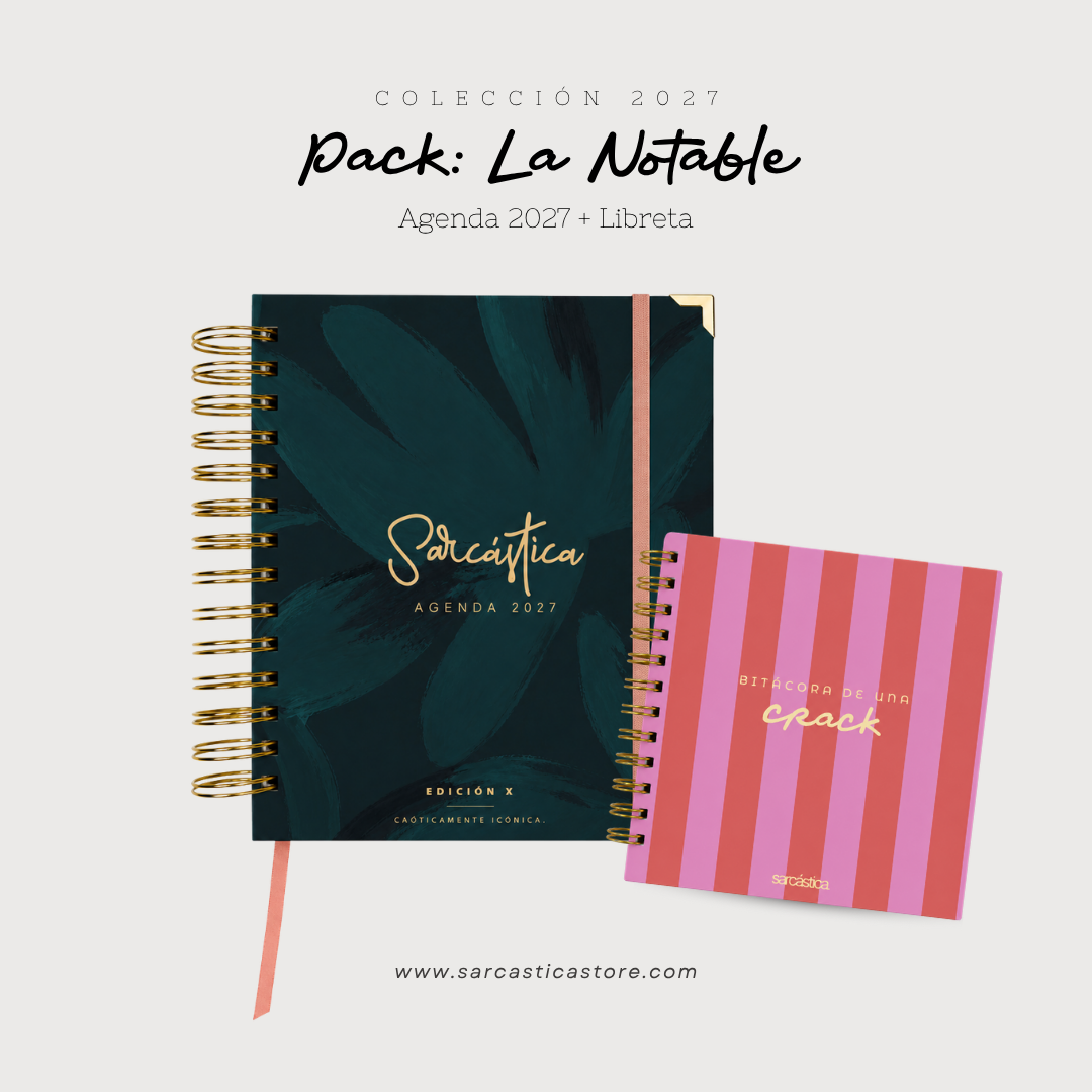 Pack Agenda: La Notable (Agenda Sarcástica 2027 + Libreta Premium) (PREVENTA)