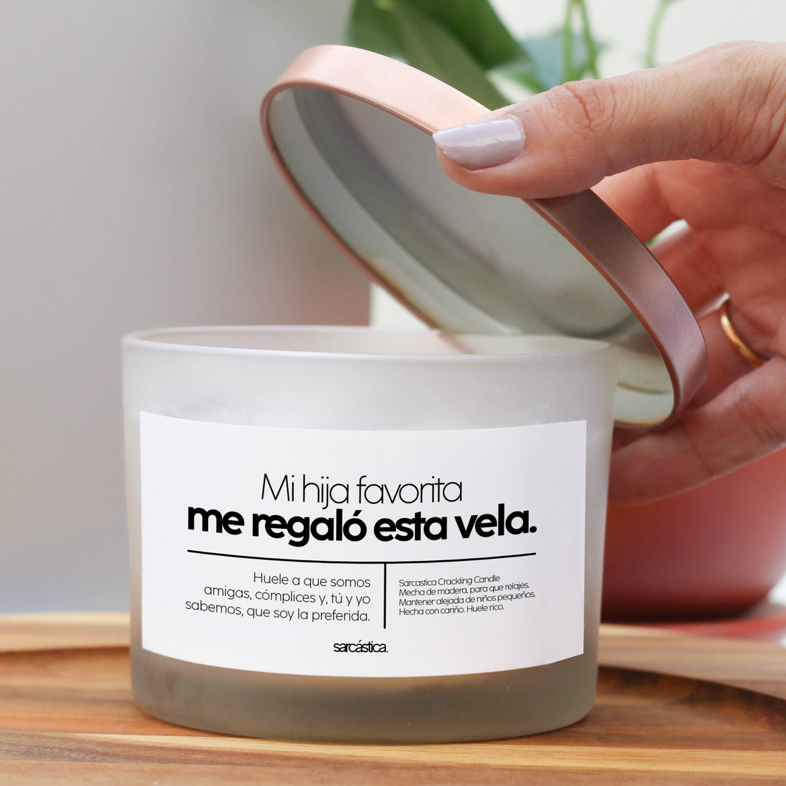 Vela PREMIUM Mamá - Mi hija favorita me regaló esta vela