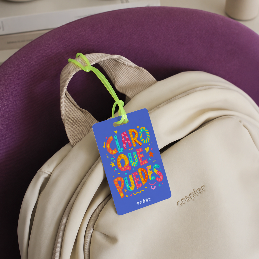 Tags de Mochila Escolar - Claro que puedes