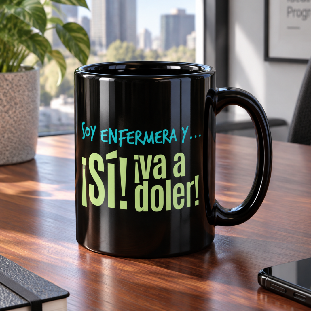Taza Enfermera/o ¡Sí! ¡va a doler!
