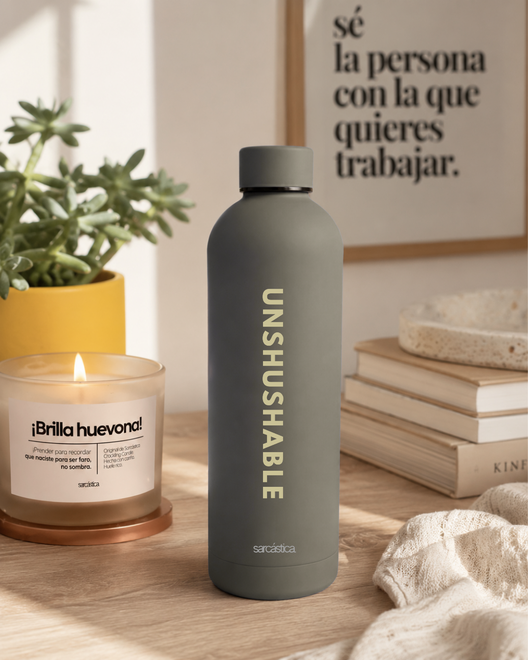 Botella Térmica Velvet: Unshushable