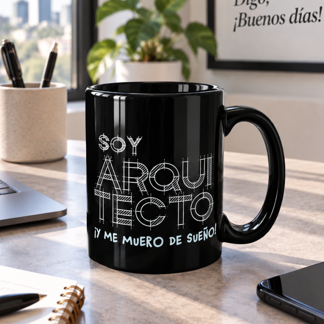 Taza Arquitecto/a ¡y me muero de sueño!