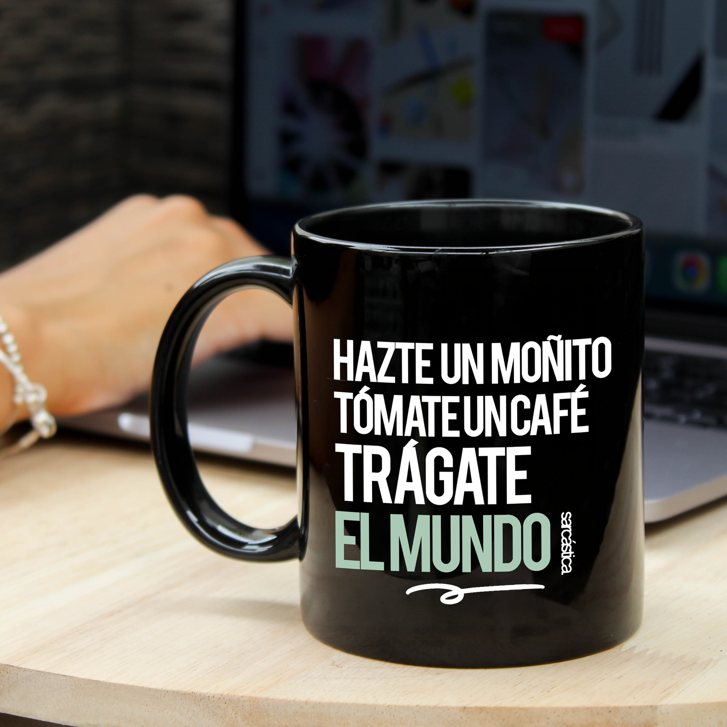 Taza Empoderadora | Taza Hazte un moñito tómate un café trágate el mundo