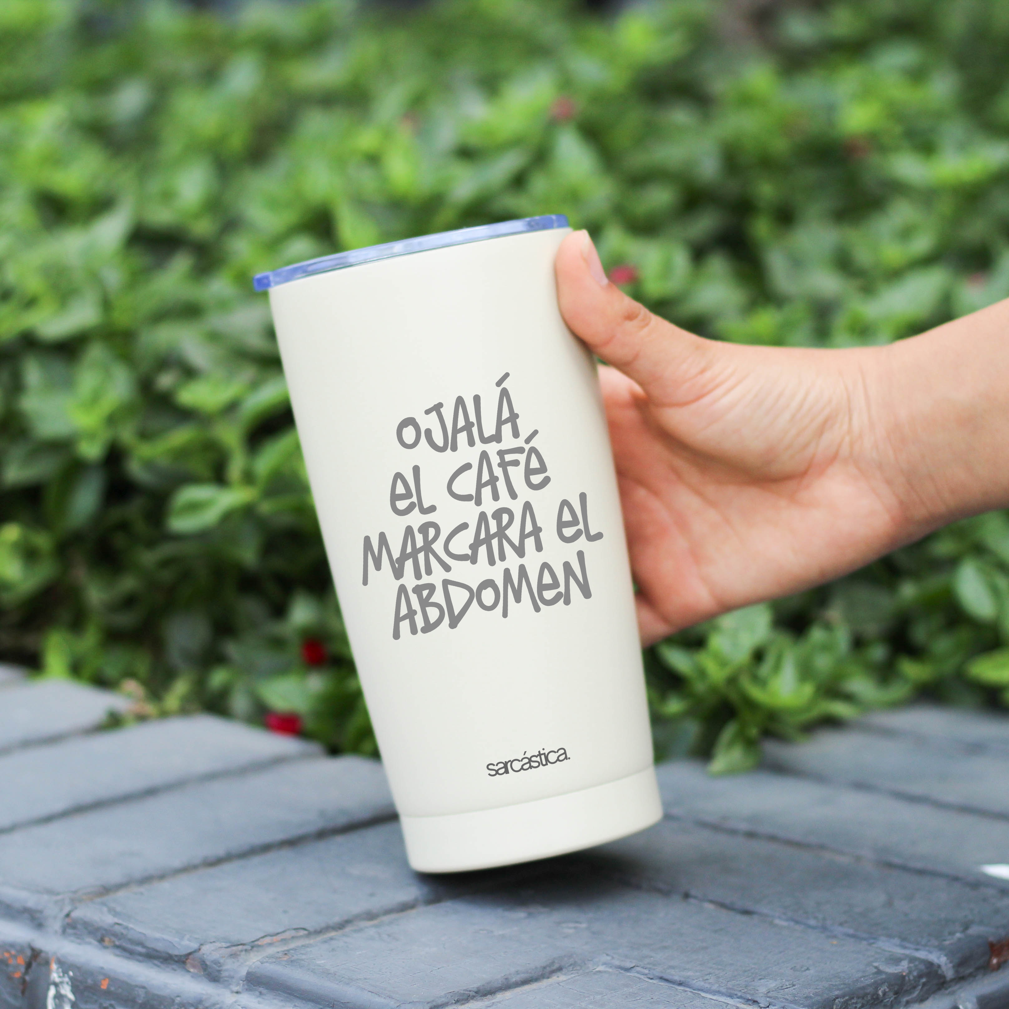 Vaso Térmico l Cotidiano - Ojalá el café marcara el abdomen
