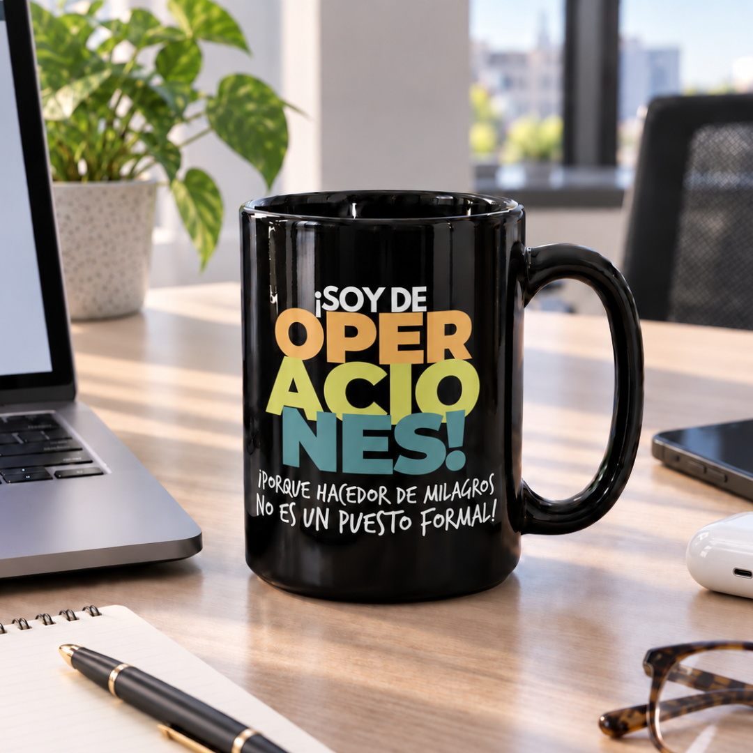 Taza Trabajo ¡Soy de operaciones! ¡porquehacedor de milagros...!