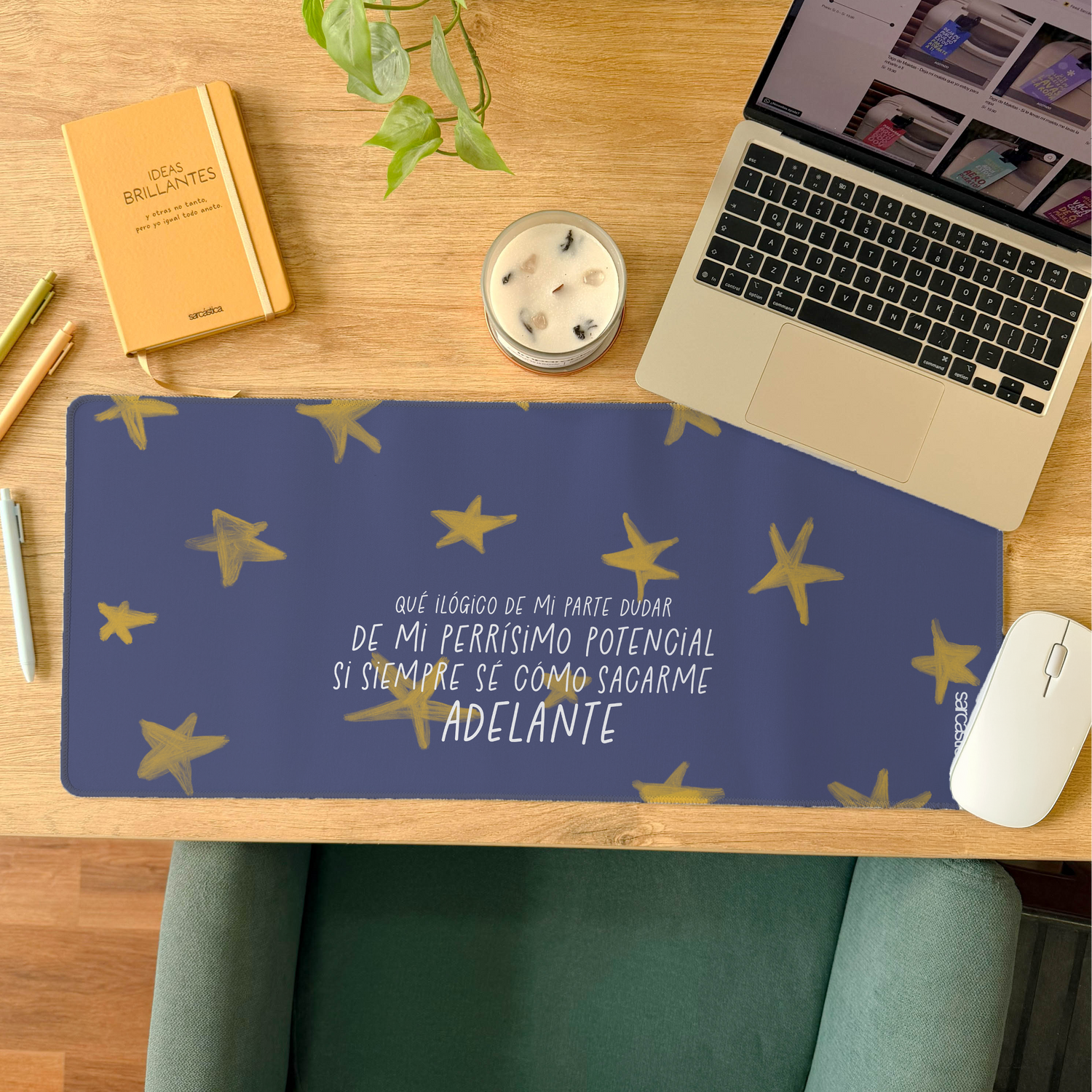 Mousepad ExtraLarge - Que ilógico de mi parte dudar de mi perrísimo potencial...