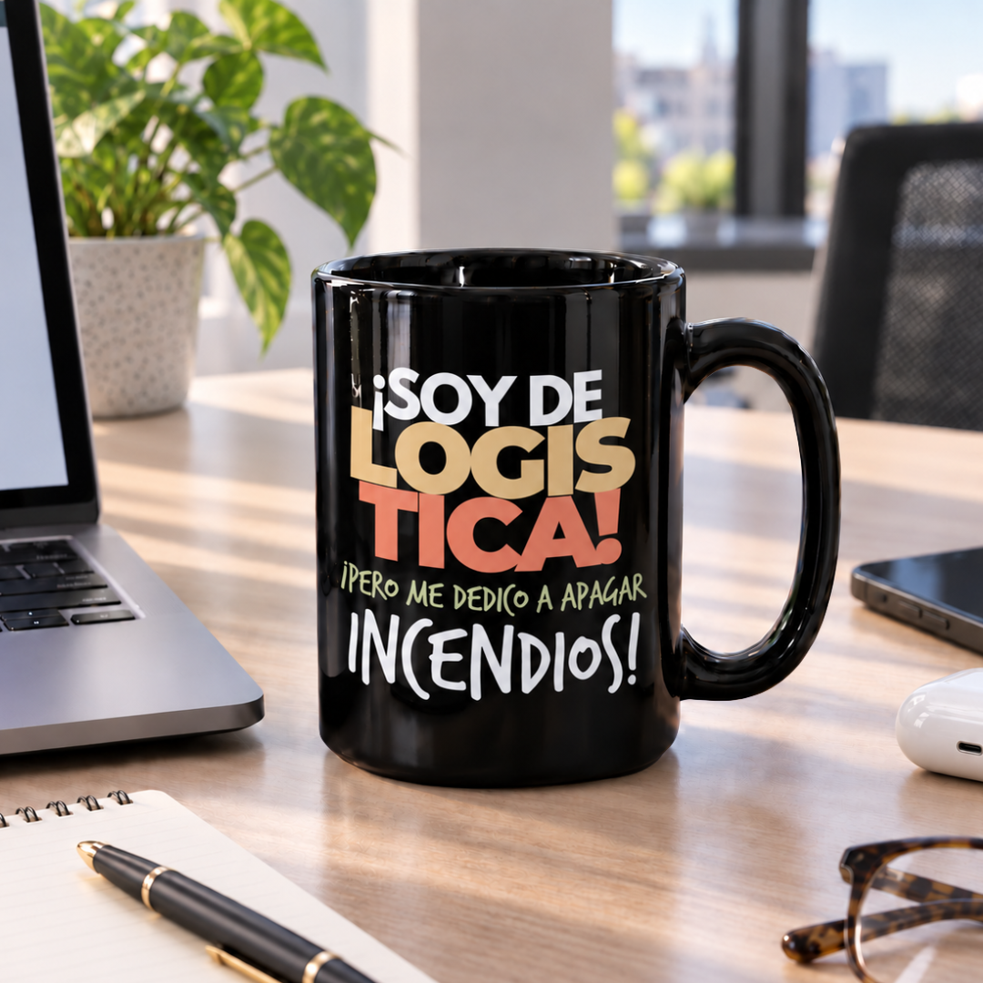 Taza Trabajo ¡Soy de logística! ¡pero me dedico a apagar incendios!
