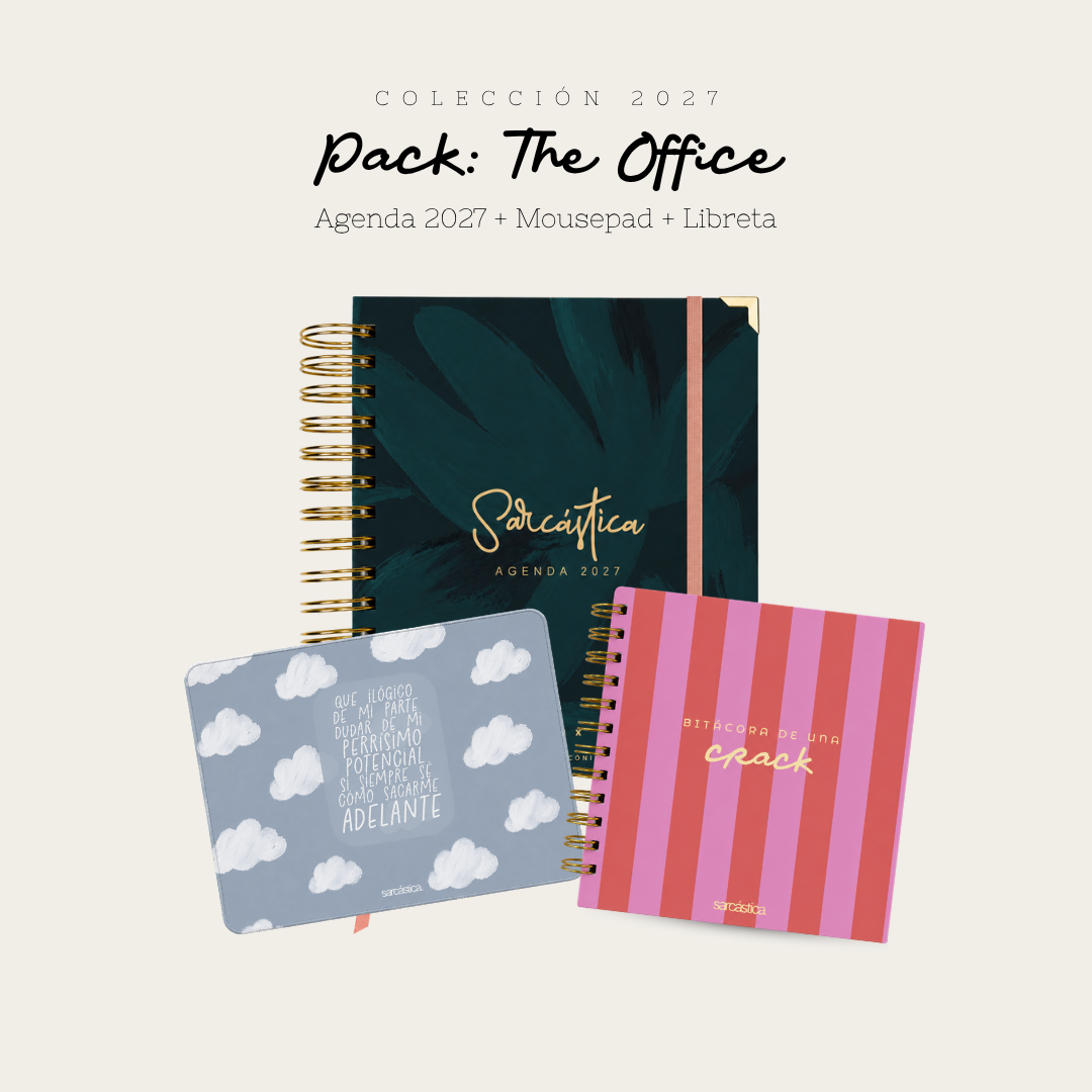 Pack Agenda: The Office (Agenda Sarcástica 2027 + Mousepad + Libreta) (PREVENTA)