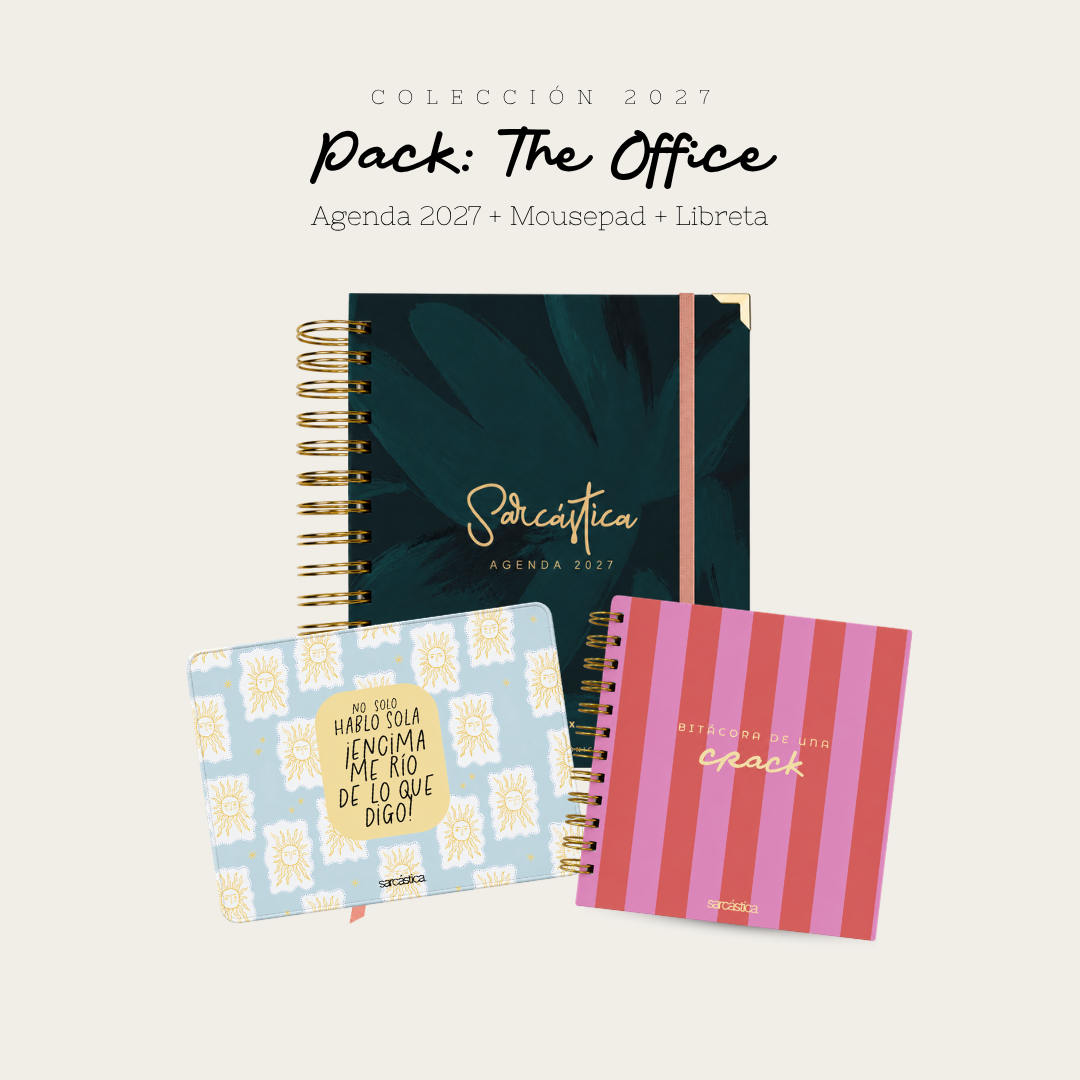 Pack Agenda: The Office (Agenda Sarcástica 2027 + Mousepad + Libreta) (PREVENTA)