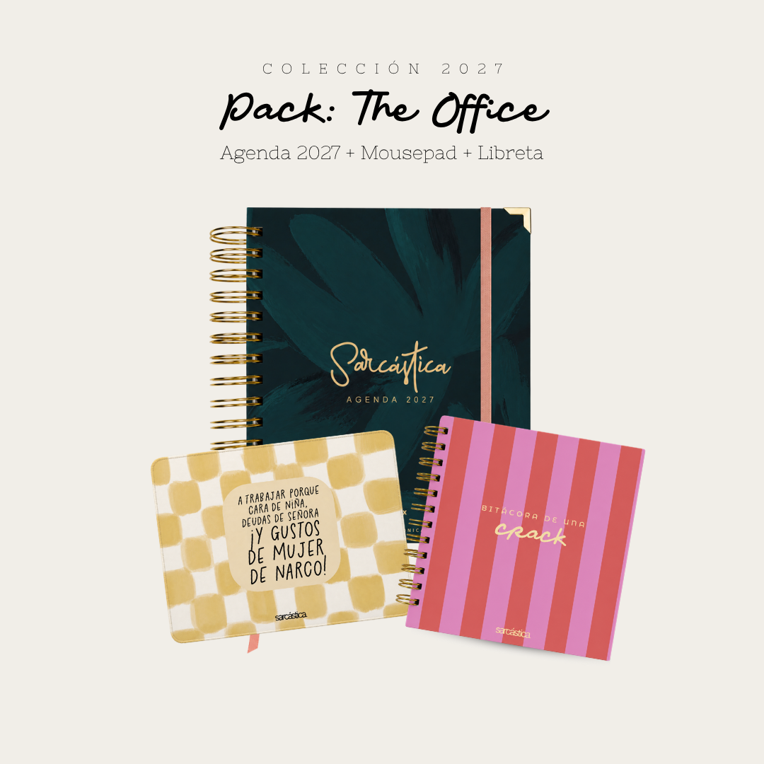 Pack Agenda: The Office (Agenda Sarcástica 2027 + Mousepad + Libreta) (PREVENTA)
