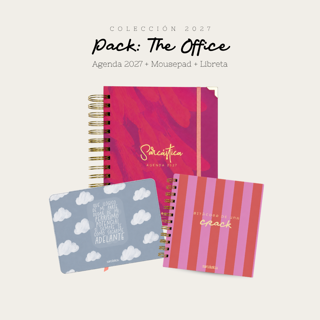 Pack Agenda: The Office (Agenda Sarcástica 2027 + Mousepad + Libreta) (PREVENTA)