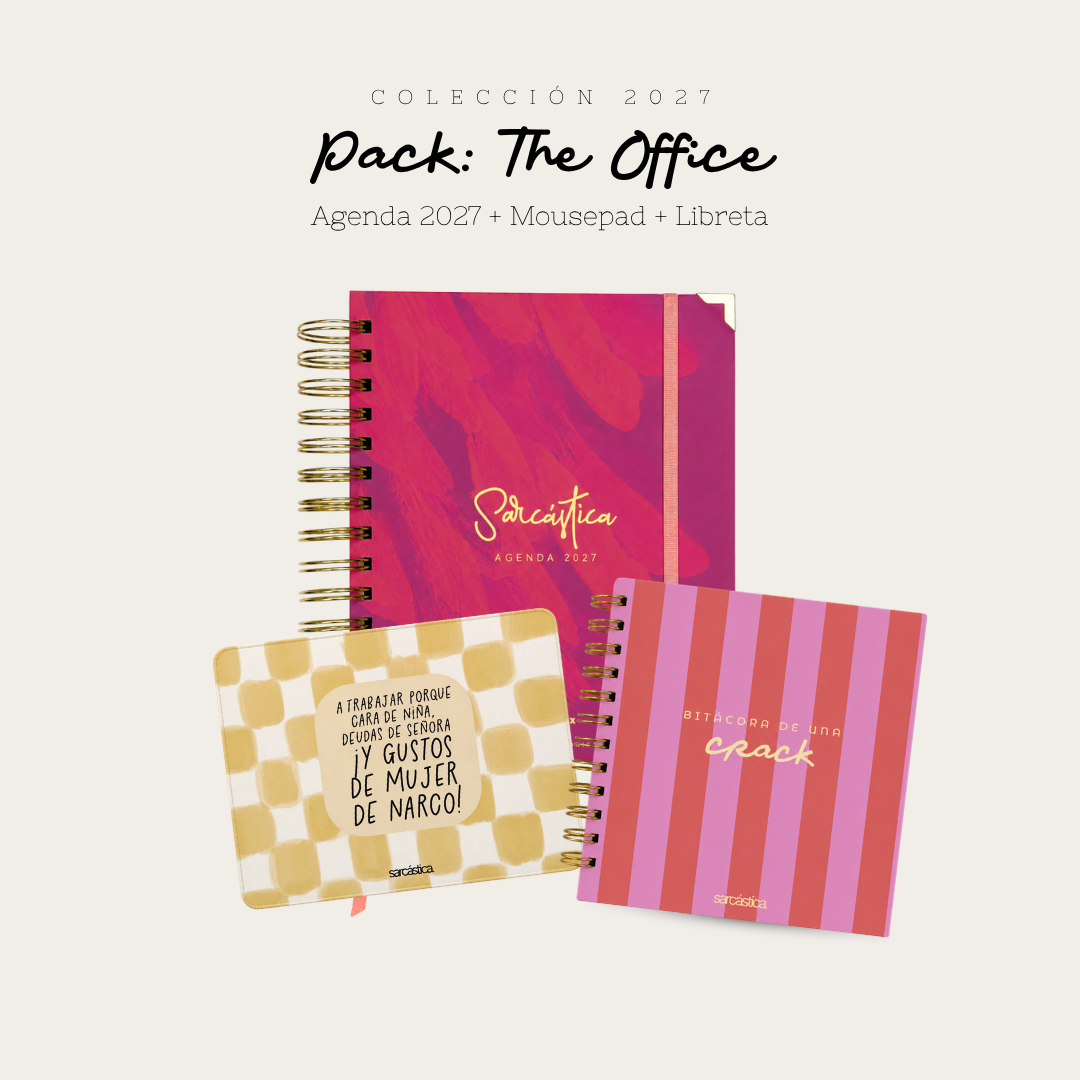 Pack Agenda: The Office (Agenda Sarcástica 2027 + Mousepad + Libreta) (PREVENTA)
